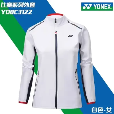 YONEX 2024 New Badminton Tops Men's and Women's Long Sleeved Sports Shirt Comfortable Training