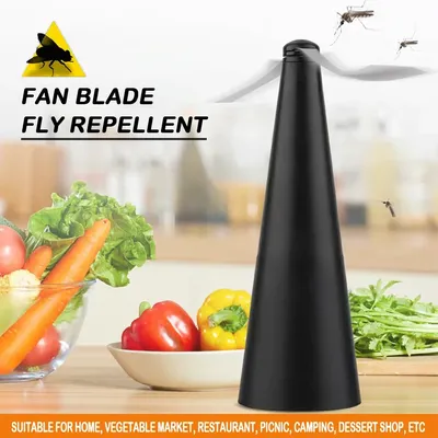 Automatic Fly Trap Leaf Fly Repellent Fan Summer Outdoor Camping Multifunctional Fan Mosquito