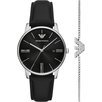 Emporio Armani - Uhren-Set Edelstahl Herrenuhren 1 ct Damen (220.89 € / 1 ct) Image