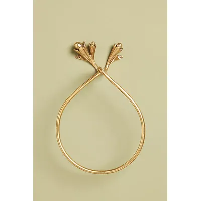 Claudia Brass Towel Ring