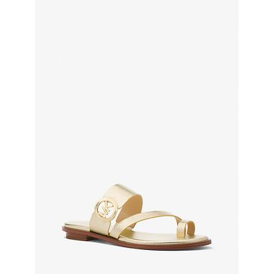 Michael Kors Vera Metallic Sandal Gold 6