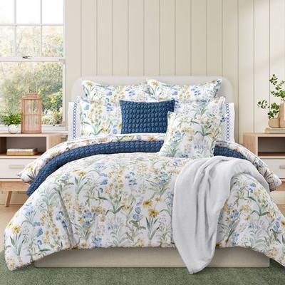 Tallulah II Comforter Set Blue, King / Cal King, Blue
