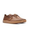 Schnürschuh CLARKS "Clarkwood Low", Herren, Gr. 45, beeswax leather, Leder, casual, Schuhe, Schnürschuh, Business Schuh mit markanter Schnürung