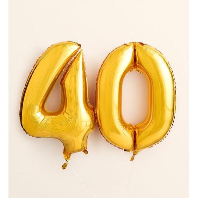 1-800-Flowers Gift Wrapping Delivery Number Balloons Number 40 Balloons