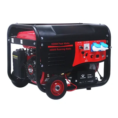 Electric 3500 6500 8500 Gasoline Generator Portable Generator Gasoline 15hp 3kw