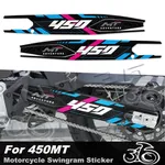 Autocollant de bras oscillant de Moto CFMOTO CF Moto 450MT 450 MT, autocollants de Protection de