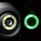 1/2 pièces nuit lumineux voiture allumage porte-clés autocollants Auto moto 3D décalcomanies