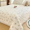 Couvre-lit épais de style floral, linge de lit pour la maison, double chat, adultes, chambre