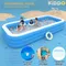 Piscine gonflable à cadre pour la famille, baignoire perfecto pour enfants, grande piscine,