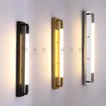 Led miroir lumière moderne applique salle de bain étanche appliques AC85-265V lampe décor à la maison or Chrome noir éclairage appliques