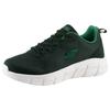 Sneaker SKECHERS "Bobs Sport™ B Flex – Chill Edge", Herren, Gr. 44, schwarz (schwarz, grün), Mesh, Lederimitat, kontrastfarbene Details, sportlich, Schuhe, Chunky Sneaker, Schnürschuhe in veganer Verarbeitung