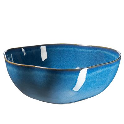 Schüssel MÄSER "Cordelia, Schüssel Set, aus Steinzeug, Ø 28 cm", blau, H:10cm Ø:28cm, Steinzeug, Schüsseln Image