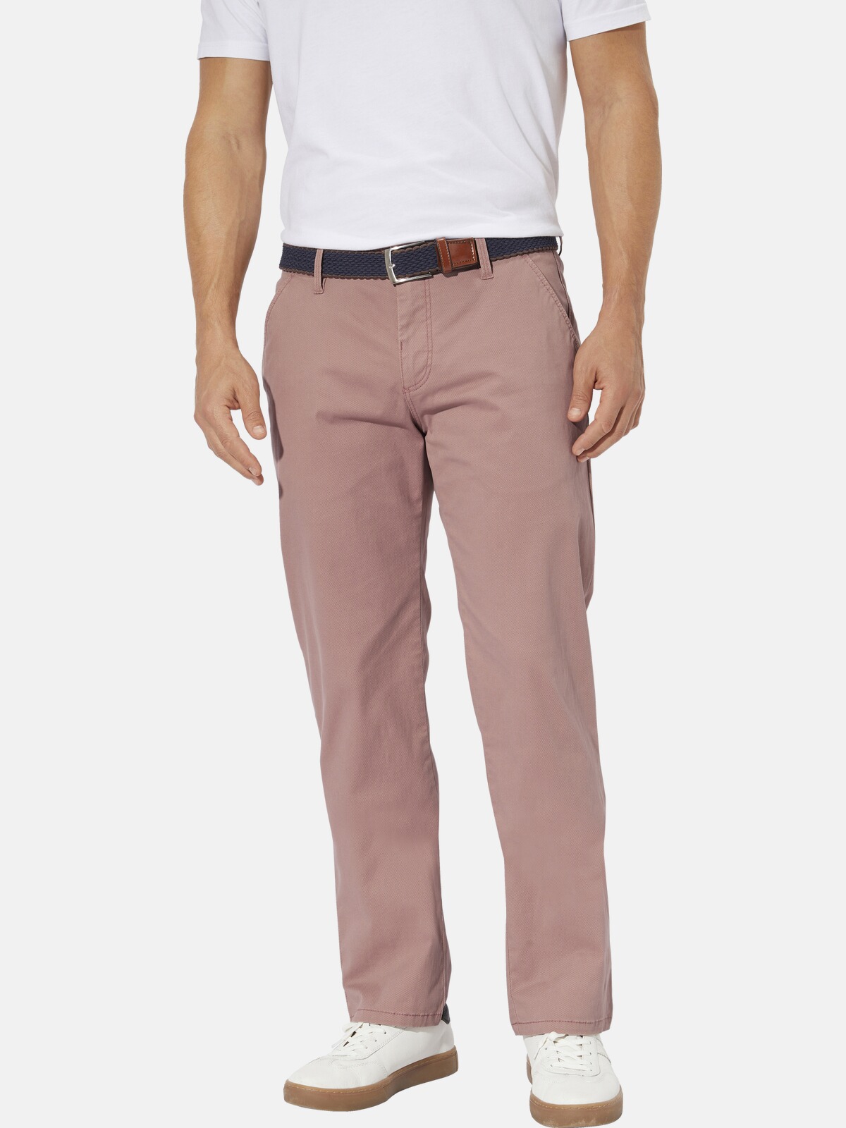 Chinohose BABISTA "Hose TANCREDO", Herren, Gr. 28, N-Gr, rosa, Obermaterial: 98% Baumwolle CO. 2% Elasthan EL., Hosen Chinohose