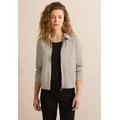Kurzjacke CECIL, Damen, Gr. XXL (46), beige (desert beige melange), Stoff, Obermaterial: 67% Polyester, 18% Viskose, 6% Polyamid, 6% Metallfasern, 3% Elasthan; Futter: 100% Polyester, unifarben, casual, normal normal, V-Ausschnitt, Langarm Bündchen,...