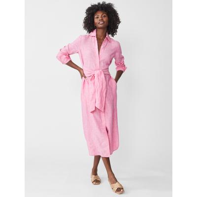 J.McLaughlin Women's Orla Linen Dress Peony, Size Medium