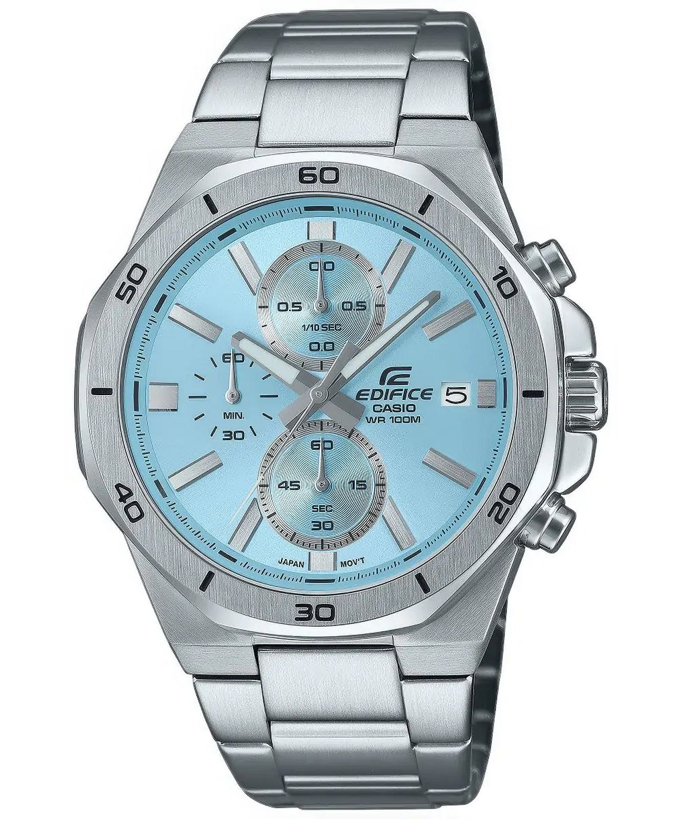 Casio Edifice Herren Silber Uhr EFV-640D-2BVUEF Image