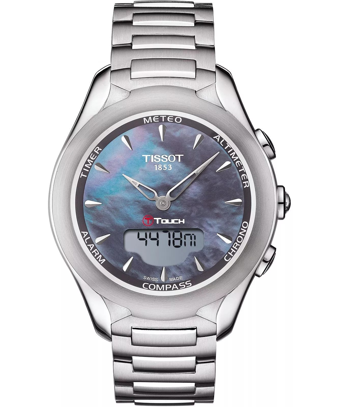 Tissot T-Touch Solar Damenarmbanduhr Silber T0752201110101 Image
