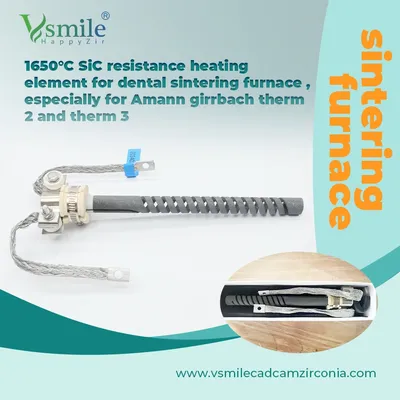 SIC Heating Element Dental Lab Resistance 1625 Degree Compatible Amann Girrbach Ceramill Therm2