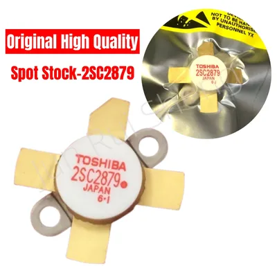 Original TOSHIBA for 2SC2879 High Frequency Tube TO-59 NPN Silicon HF Power Amplifier 25A 250W 28MHz
