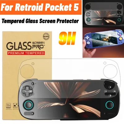 For Retroid Pocket 5 Tempered Glass Screen Protector 9H Anti-Scratch Protective Film for Pocket 5