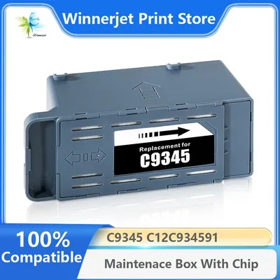 C9345 C12C934591 Maintenance Box With Chip For Epson ET-16650 ET-16600 ET-8550 ET-5800 WF-7840