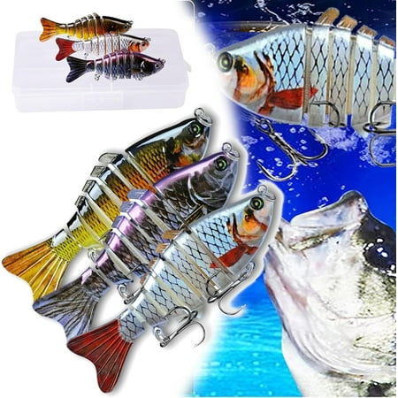 Fishing Gear - Bionic Swimming Bait Robotic Fishing Lure 3D Lifelike Bionic Swimming Lure Bionic Fishing Lures That Swim by Itself Bionic Fishing Bait for Bass Trout Walleye Pike