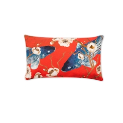 Excelsa Dekoratives Kissen Fuji Living Baumwolle 45x30 cm bunt Image