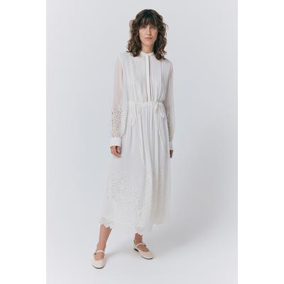 Ghost Millie Cutwork Embroidered Georgette Dress