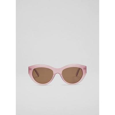 Luana Rose Acetate Cat Eye Sunglass Frame, Rose