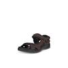 Outdoorsandale ECCO "Offroad", Herren, Gr. 45, schwarz (mokka, schwarz), Nubukleder, sportlich, Schuhe, Sommerschuh, Klettschuh, Outdoorschuh, in Trekking-Optik