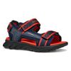 Sandale GEOX "J SANDAL AIRADYUM BO", Kinder, Gr. 28, blau (navy, rot), Textil, Synthetik, sportlich, Schuhe, Trekking Sandale, Sommerschuh, Klettschuh mit farbiger Innensohle