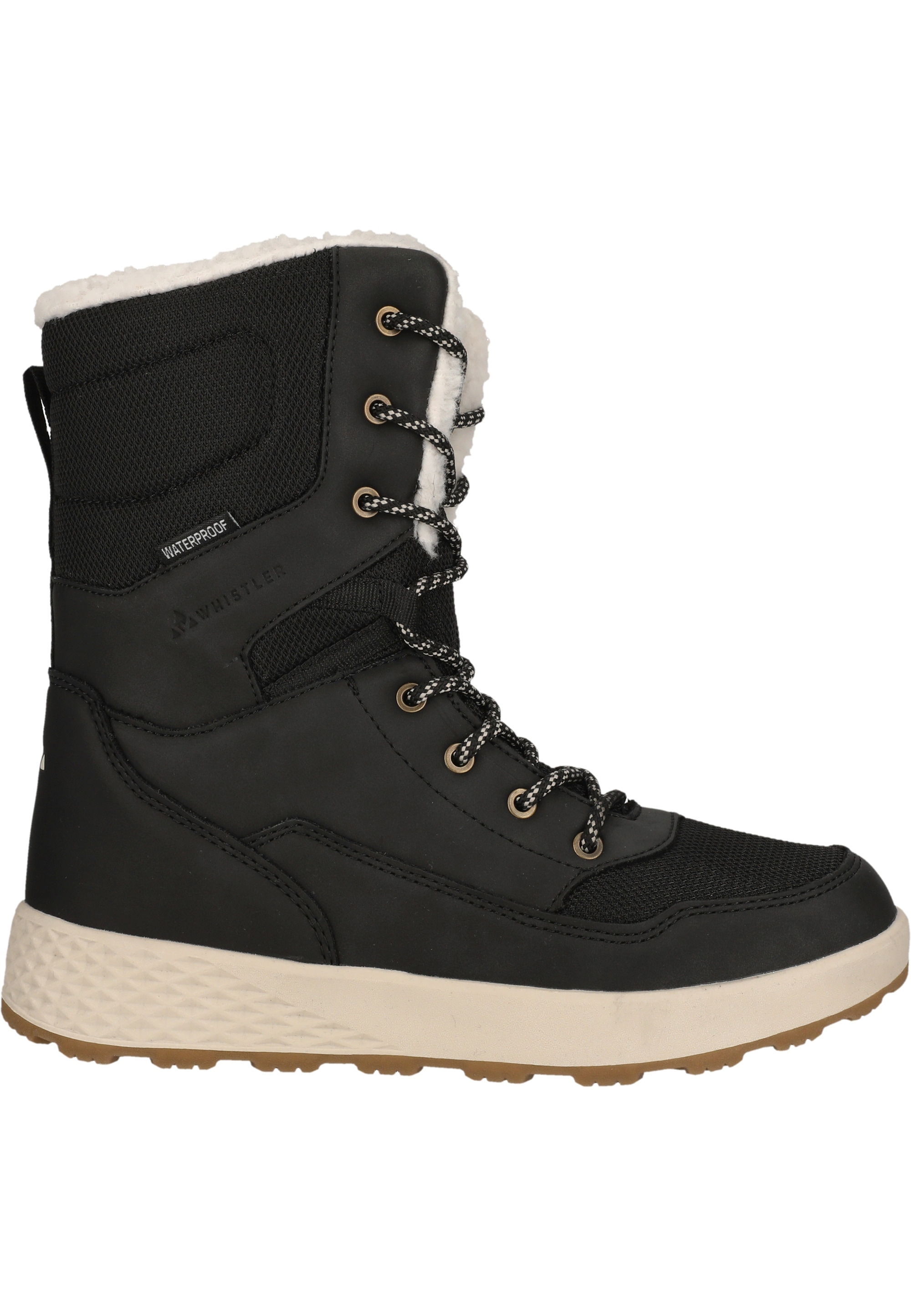Stiefel WHISTLER "Loumon V2", Gr. 40, schwarz, Kunstfaser, Polyurethane, Casual, Schuhe, mit kuscheligem Fleece-Innenfutter