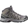 Wanderschuh SALOMON "X-ADVENTURE RECON MID GORE-TEX W", Gr. 43, excalibur, gull, nirvana, Leder, Textil, sportlich, Schuhe, wasserdicht