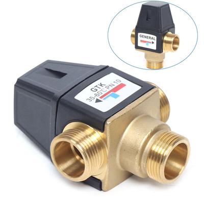 TEMU 3-way Water Mixer Valve, Dn20 - Safe Water Blending For Kitchen And Bathroom Sinks, Solar Heating Compatible Image