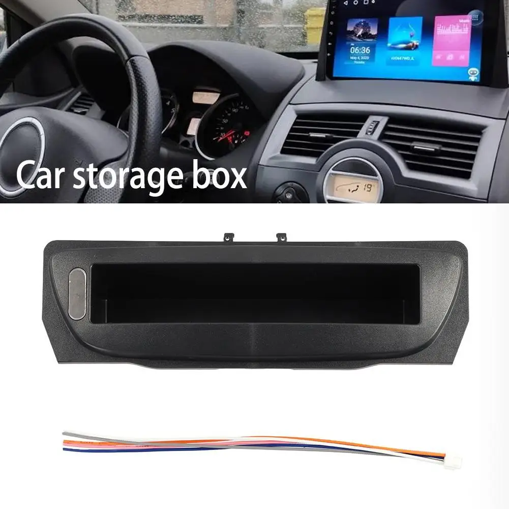 Auto rahmen Blende Aufbewahrung sbox Unterer Bildschirm rahmen Panel Autoradio Panel Player Audio rahmen für Renault Megane 3 Fluence 2016-2018 Image
