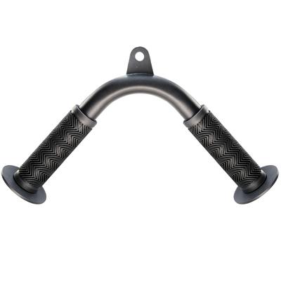 TEMU Berufexp V-shaped Pull Down Handle - Iron, Black, Fit For Home Gym & Training Equipment, Pull Down Handle