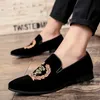 Wildleder Leder Herren Slipper Herren lässig Stickerei Mokassins Oxfords Schuhe Mann Party Fahr wohnungen Eur Größen 45 Zapatos Hombre