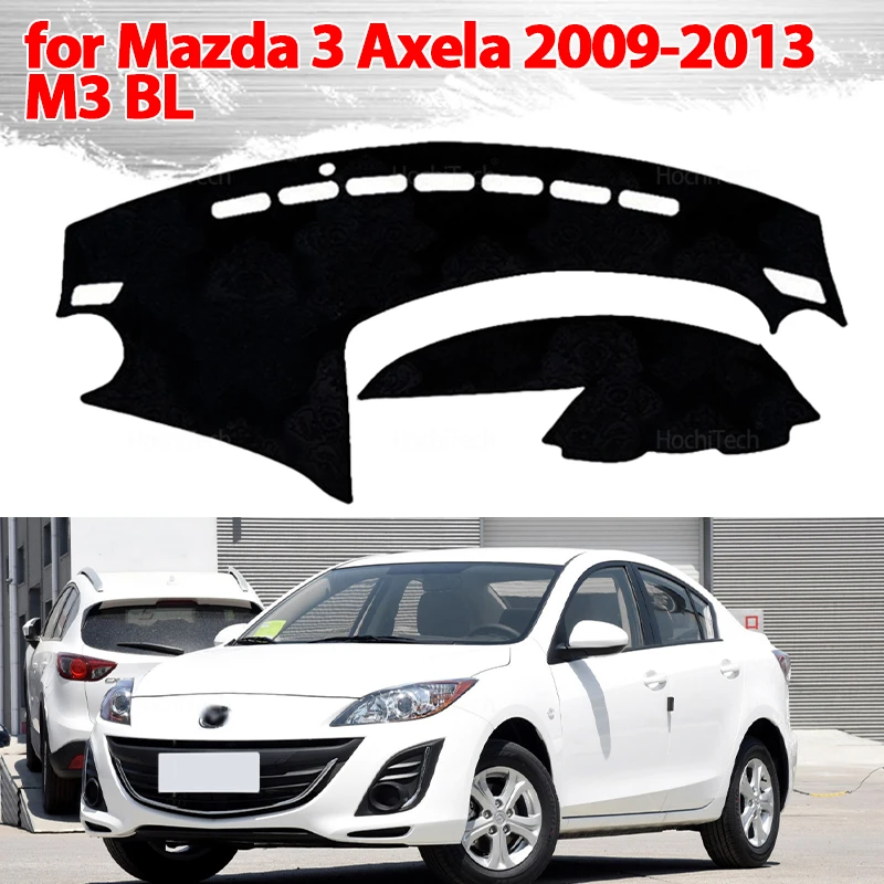 Für Mazda 3 Axela 2009 2010 2011 2012 2013 M3 BL Dashboard Abdeckung Bord Anti-Slip Matte Schützen Pad Zubehör sonnenschirm Teppich Teppich Image
