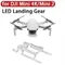 Carrello di atterraggio a LED Protezione per obiettivo corpo pieghevole estesa Estensione altezza volo notturno per DJI MINI SE/Mini 2/Mavic Mini/Mini 4K
