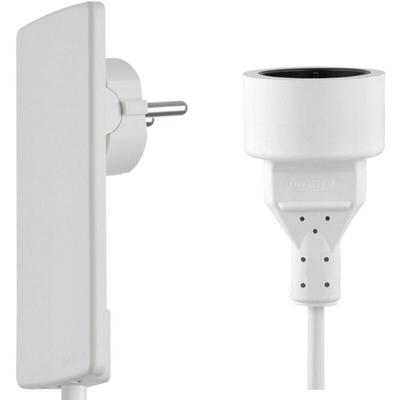 Plug-Verlängerung mit Schukokupplung, Kunststoff weiß - Evoline Image
