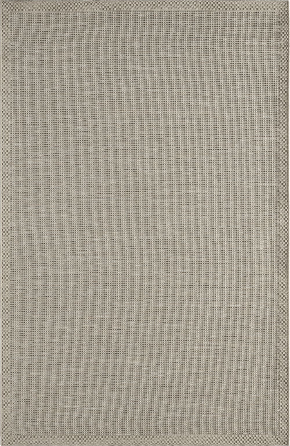 Tappeto moderno per interni/esterni, beige grigio, 140 x 200 cm