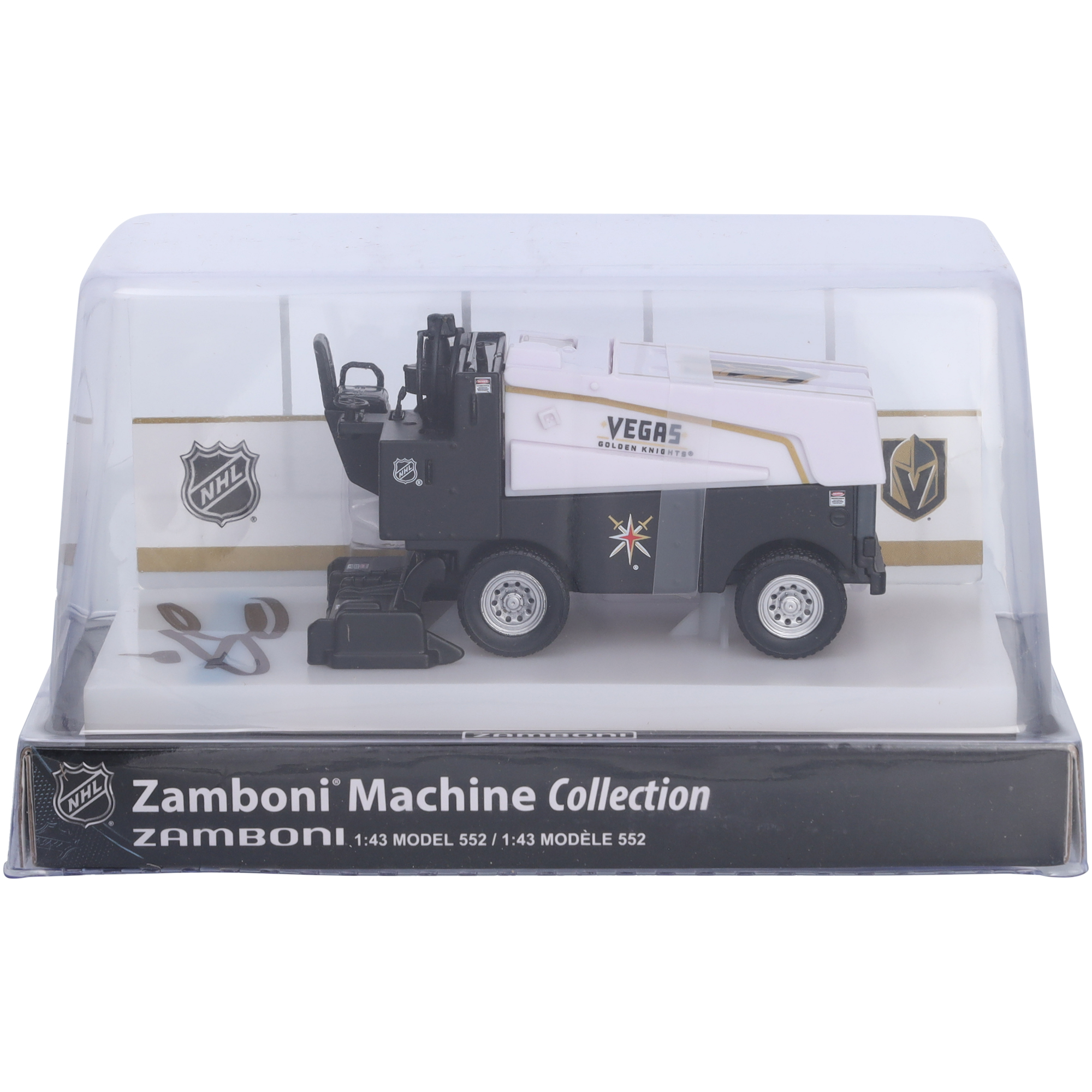 Jack Eichel Vegas Golden Knights signiertes Druckguss-Zamboni im Maßstab 1:43 Image