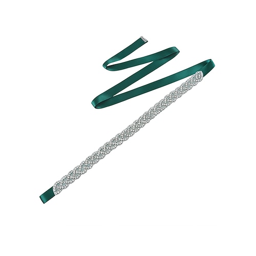 Brautgürtel mit Kristall-Strasssteinen – eleganter Hochzeitskleidgürtel für Damen – perfekt für Brautkleider, Hochzeiten und besondere Anlässe Image