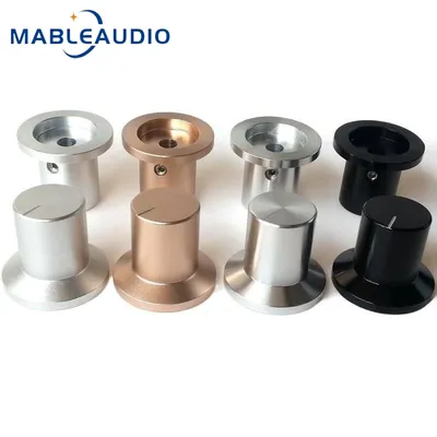 1PCS 30X19X26mm Aluminum Alloy Solid Knob Guitar Effector Volume Potentiometer HIFI Sound Amplifier