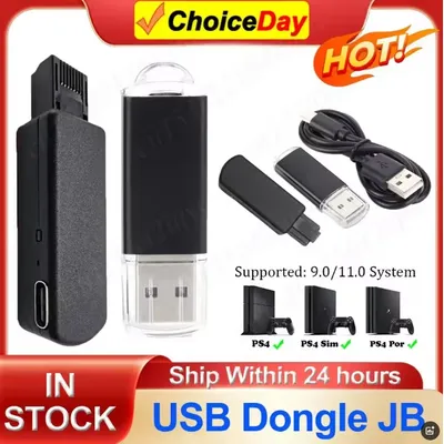 NEW One-Key JB Tool Mod Set USB Dongle with Ethernet Type-C Cable Kit JB USB Adapter for PS4/PS4
