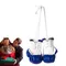 Mini Boxing Gloves Keychain PU Leather Mini Boxing Gloves Car Mirror Hanger Decorative