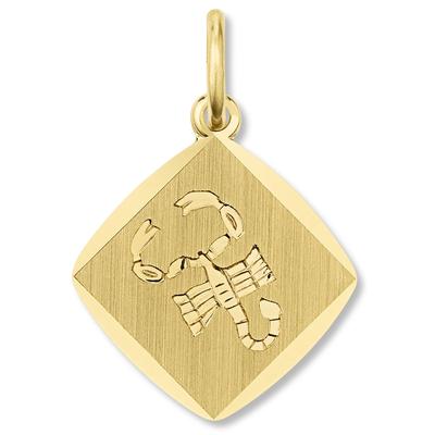 Sternzeichen-Anhänger ONE ELEMENT "Sternzeichen Anhänger aus 333 Gelbgold", gold, Schmuckanhänger, Damen, Skorpion im Setmit Halskette, Gelbgold 333-Gold, Gelbgold 333, Gold, das perfekte Geburtstagsgeschenk für Frau und Mann Image