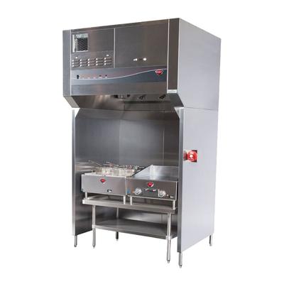 Wells WVU-48 61 9/10" Universal Ventless Hood w/ 4 Stage Filtration, 208-240v/1ph, Stainless Steel