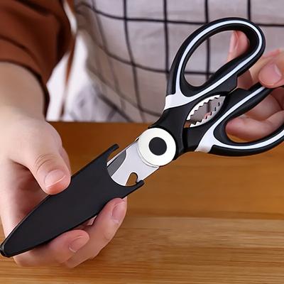 TEMU 3pcs Steel Scissors, Kitchen & Home Product