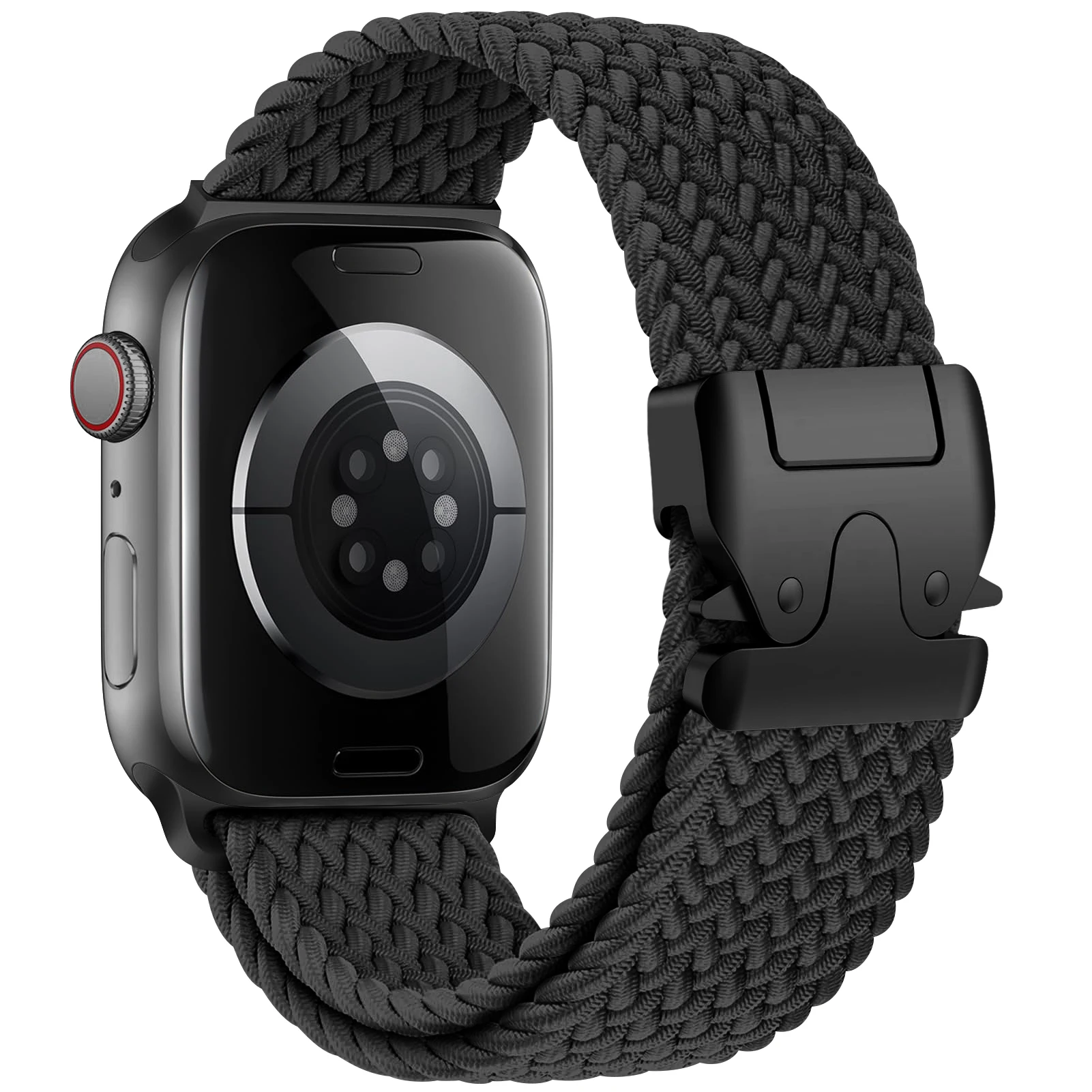 Geflochtenes Schlaufenband für Apple Watch Ultra 2 Band 49 mm 44 mm 45 mm 46 mm 42 mm 40 mm 41 mm 38 Armband IWatch Serie 10 SE 9 8 7 6 Bänder Image